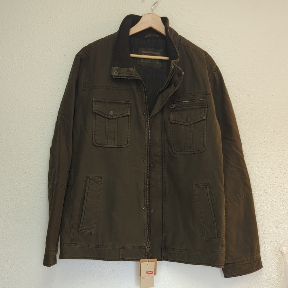 Levi's Olive Military Field Jacket